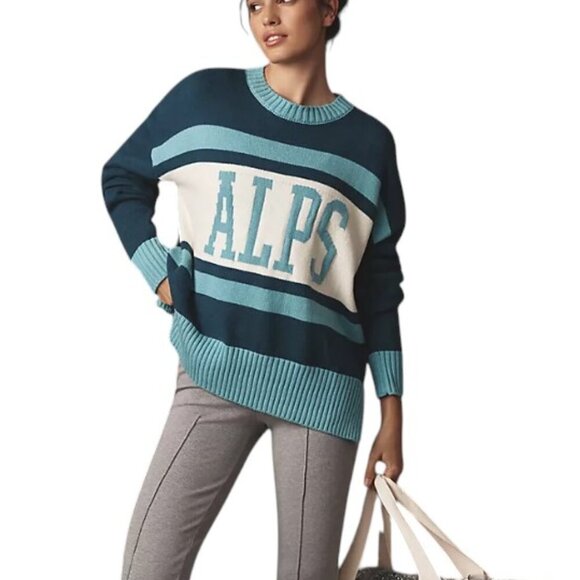 Anthropologie Beach Riot Callie Alps Sweater, Pullover, Crew, Apres Beach, Sz M - Picture 2 of 8
